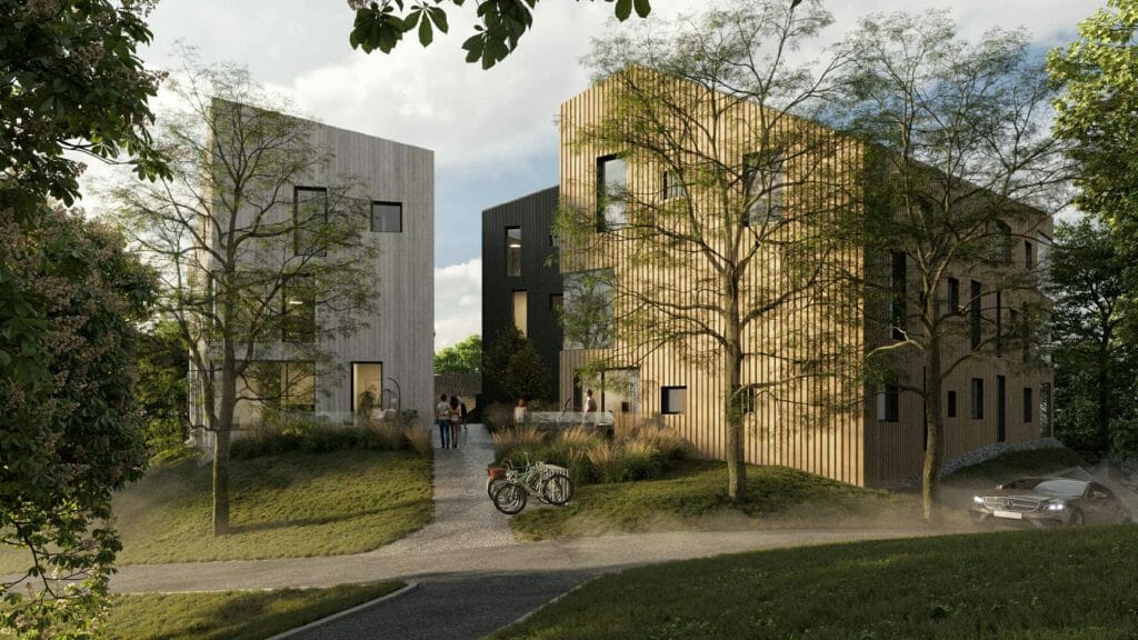 Kreivasis skg. 7 (Kreivasis skg. 7) - Daugiabutis - vizualizacija