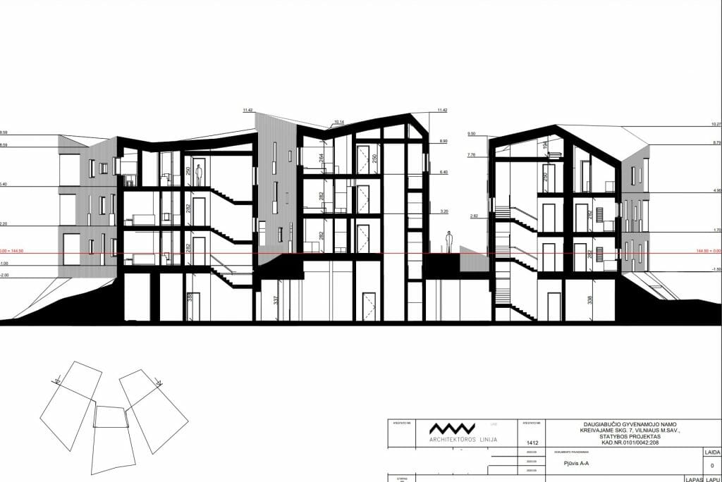 Kreivasis skg. 7 (Kreivasis skg. 7) - Daugiabutis - vizualizacija