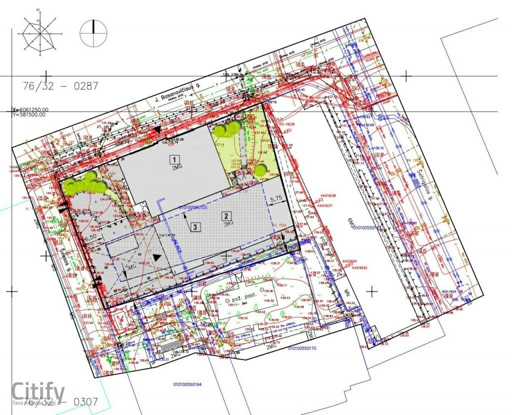 J. Basanavičiaus g. 36, Šviesos g. 2 (J. Basanavičiaus g. 36, Šviesos g. 2) - Administrative - visualization