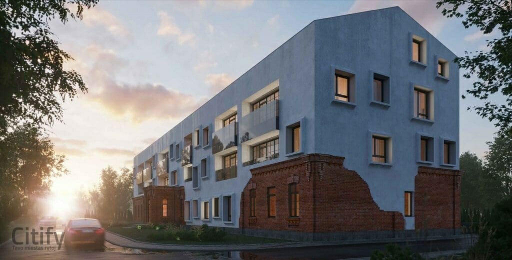 Gerulaičio apartamentai (Z. Gerulaičio g. 4) - Korterelamu - visuaalne