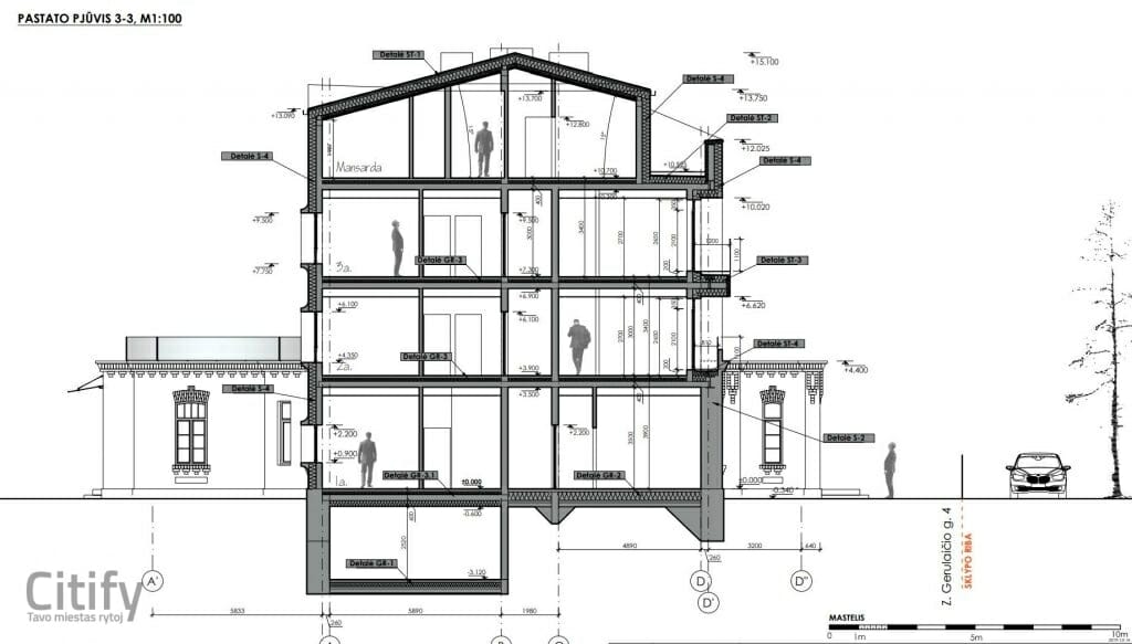 Gerulaičio apartamentai (Z. Gerulaičio g. 4) - Korterelamu - visuaalne