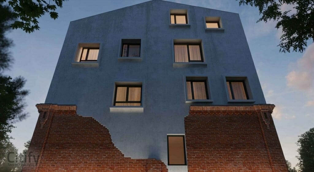 Gerulaičio apartamentai (Z. Gerulaičio g. 4) - Korterelamu - visuaalne