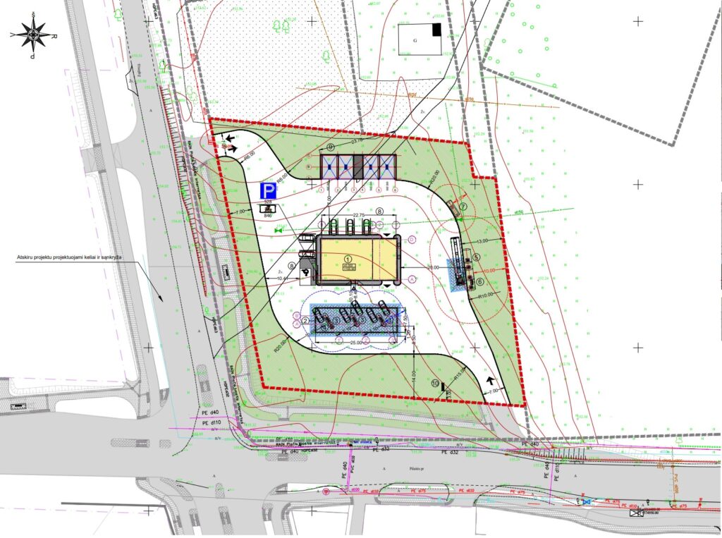 Baltic Petroleum Zujūnų g (Zujūnų g. 2A) - Petrol station - visualization