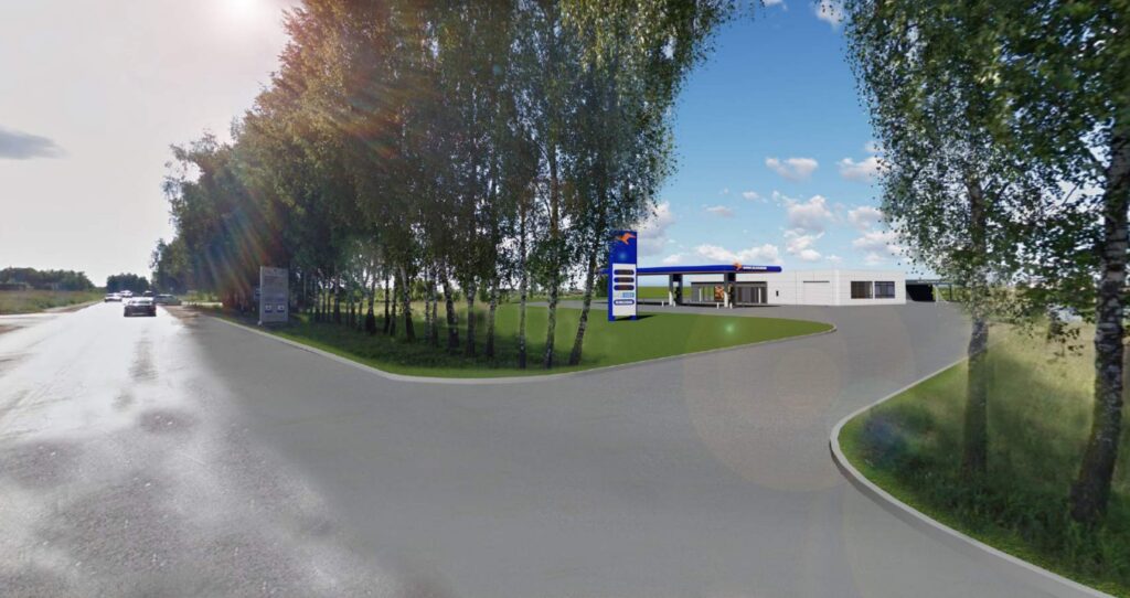 Baltic Petroleum Zujūnų g (Zujūnų g. 2A) - Petrol station - visualization