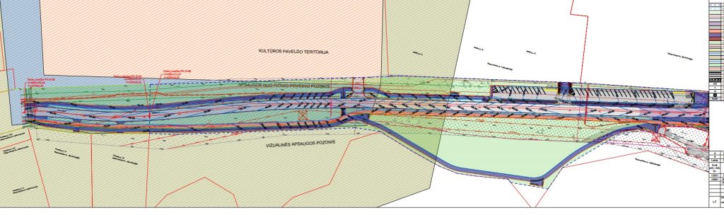 Biržiškų ir M. Riomerio g. (Biržiškų g.) - Bike path, Street - visualization