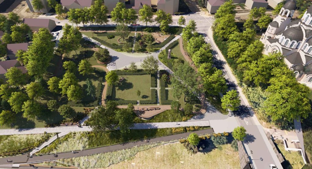 Eduardo Balsio skveras (Vytauto g.) - Laukums - vizualizācija