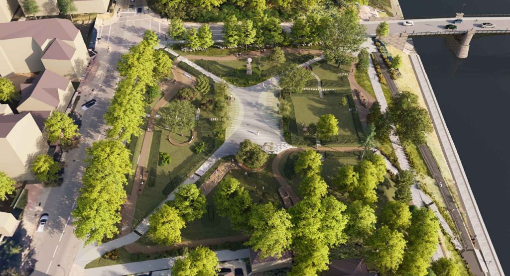 Eduardo Balsio skveras (Vytauto g.) - Laukums - vizualizācija