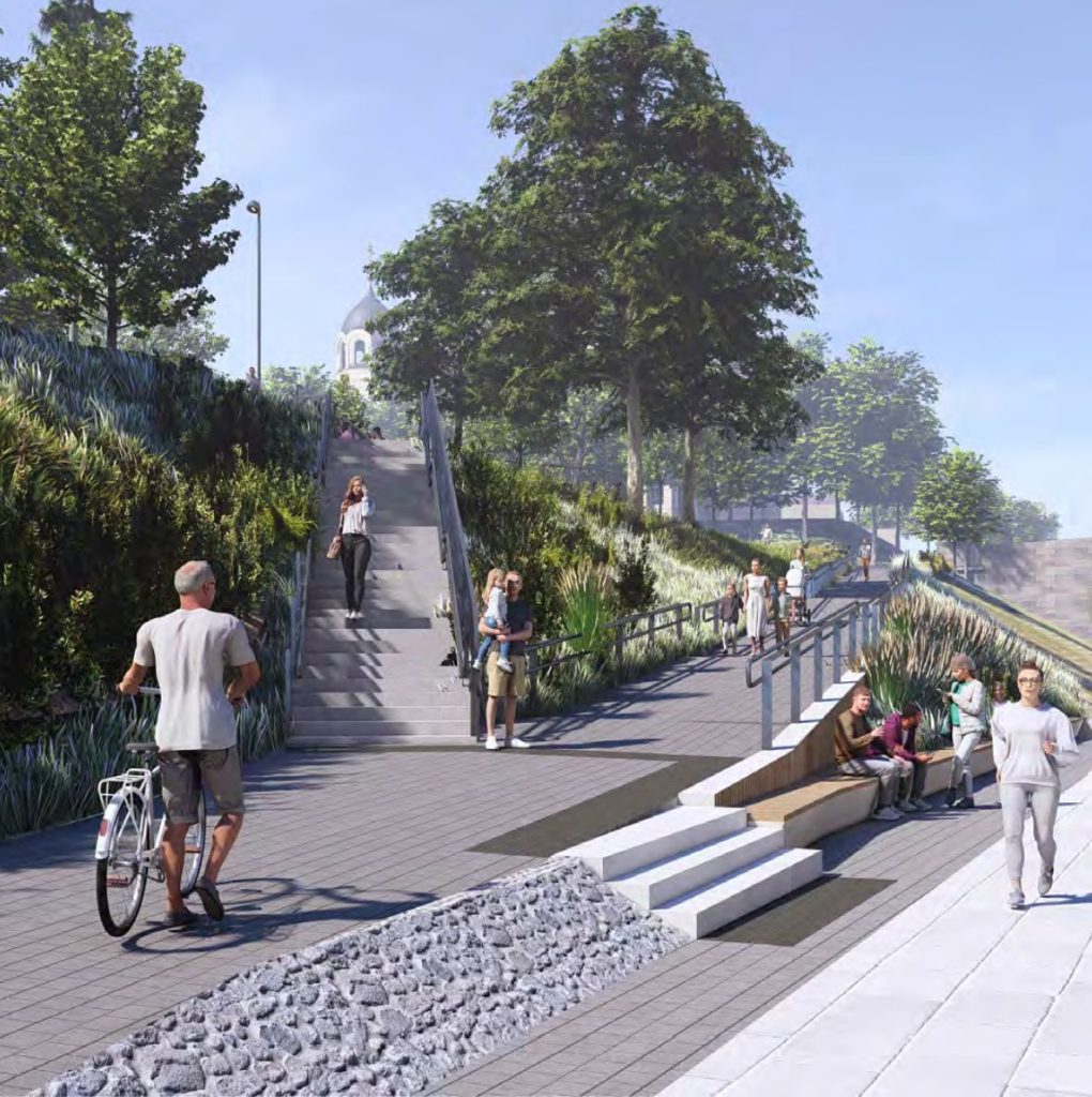 Eduardo Balsio skveras (Vytauto g.) - Laukums - vizualizācija