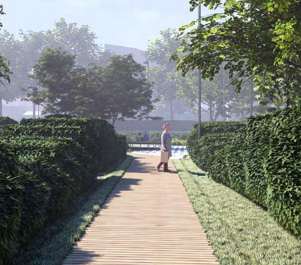 Eduardo Balsio skveras (Vytauto g.) - Laukums - vizualizācija