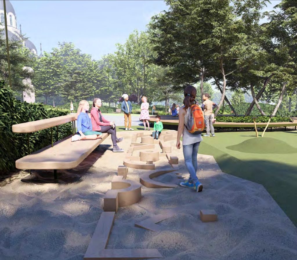 Eduardo Balsio skveras (Vytauto g.) - Laukums - vizualizācija