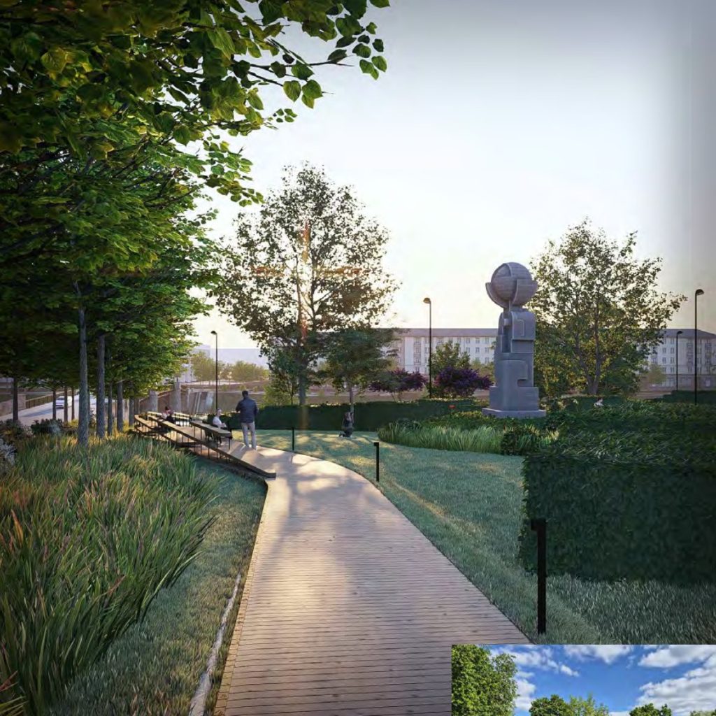 Eduardo Balsio skveras (Vytauto g.) - Laukums - vizualizācija