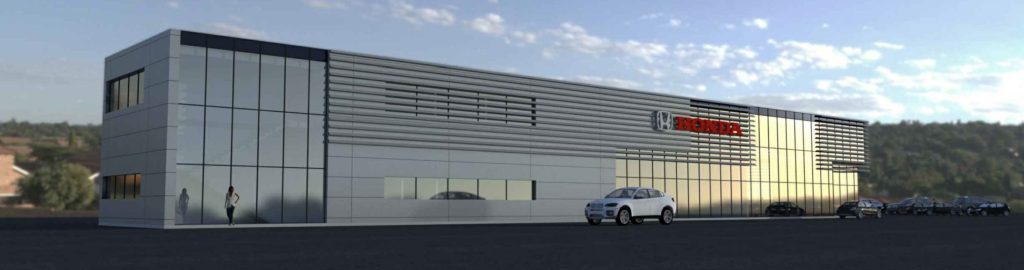 Honda salonas Sandraugos g. 4 (Sandraugos g. 4) - Tirdzniecības centrs - vizualizācija