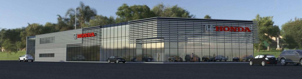 Honda salonas Sandraugos g. 4 (Sandraugos g. 4) - Tirdzniecības centrs - vizualizācija