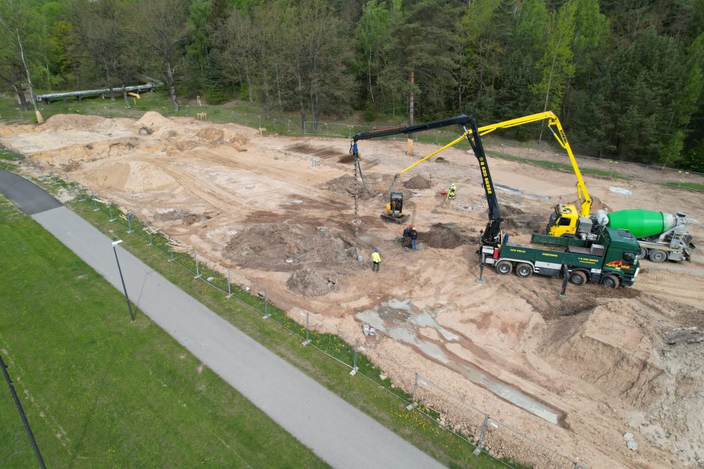 Honda salonas Sandraugos g. 4 (Sandraugos g. 4) - Tirdzniecības centrs - būvdarbu attēli