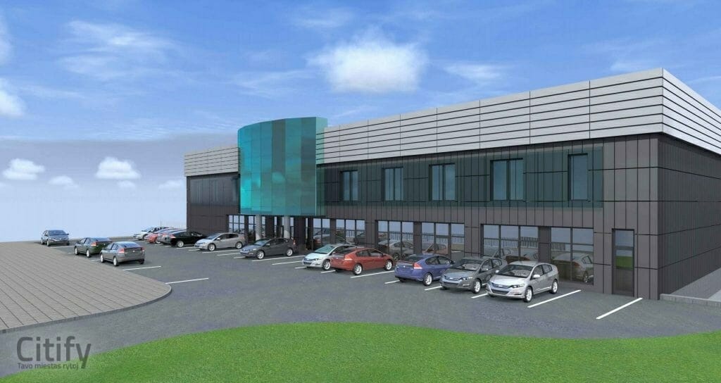 Ateities g. 21C (Ateities g. 21C) - Office center - visualization