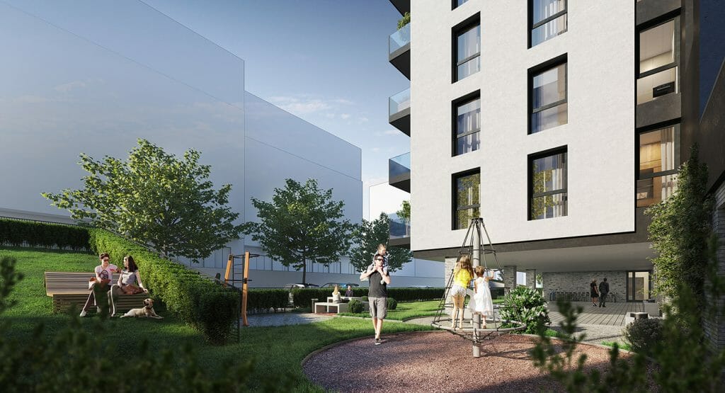 Kernavės aveniu 2 etapas (Kernavės g. 14) - Multi apartment - visualization