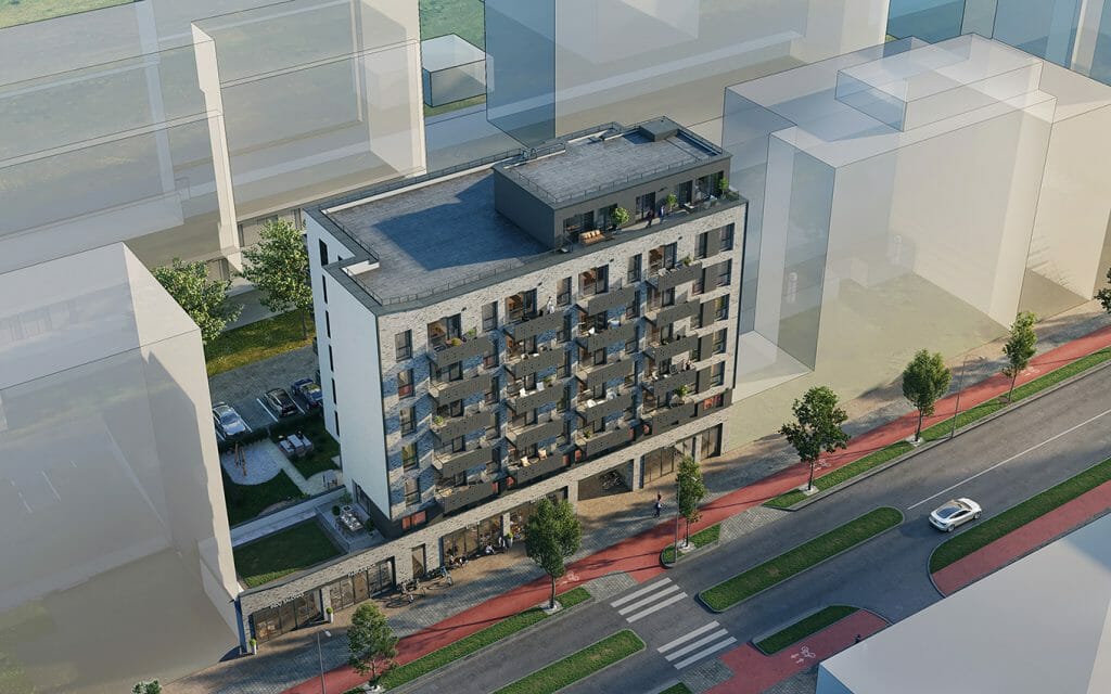 Kernavės aveniu 2 etapas (Kernavės g. 14) - Multi apartment - visualization