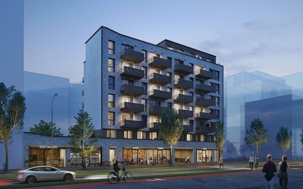 Kernavės aveniu 2 etapas (Kernavės g. 14) - Multi apartment - visualization