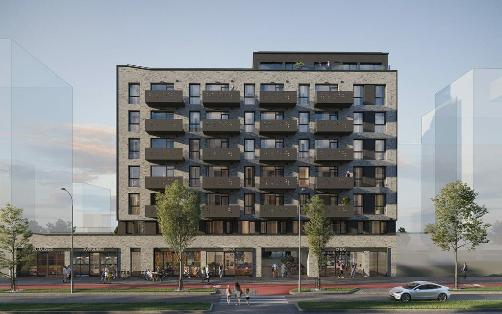 Kernavės aveniu 2 etapas (Kernavės g. 14) - Multi apartment - visualization