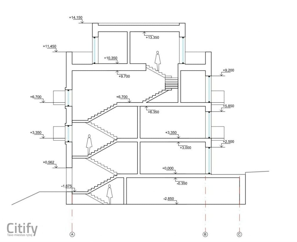 M. K. Oginskio g. 17 (M. K. Oginskio g. 17) - Multi apartment - visualization