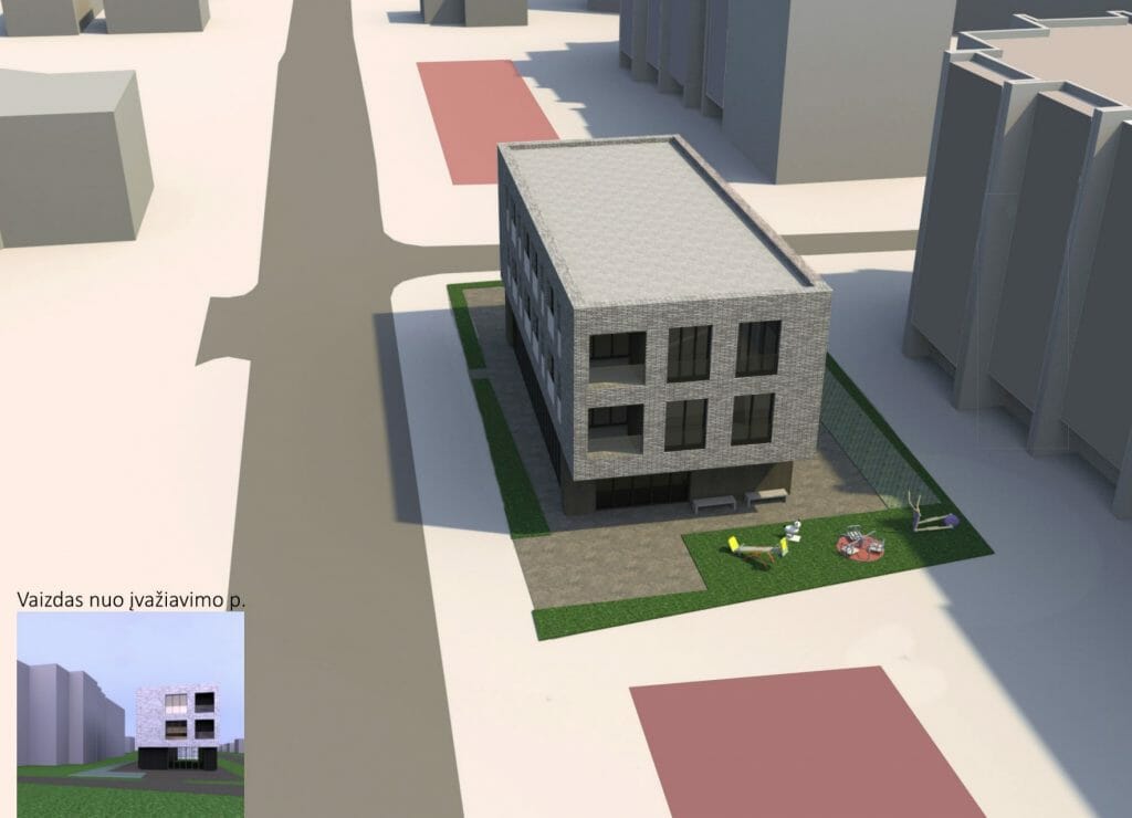 Prancūzų g. 58 (Prancūzų g. 58) - Multi apartment - visualization