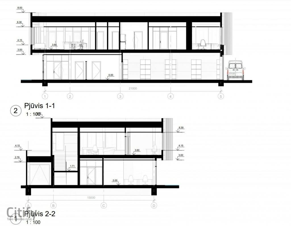 Simno g. 4 (Simno g. 4) - Office center - visualization