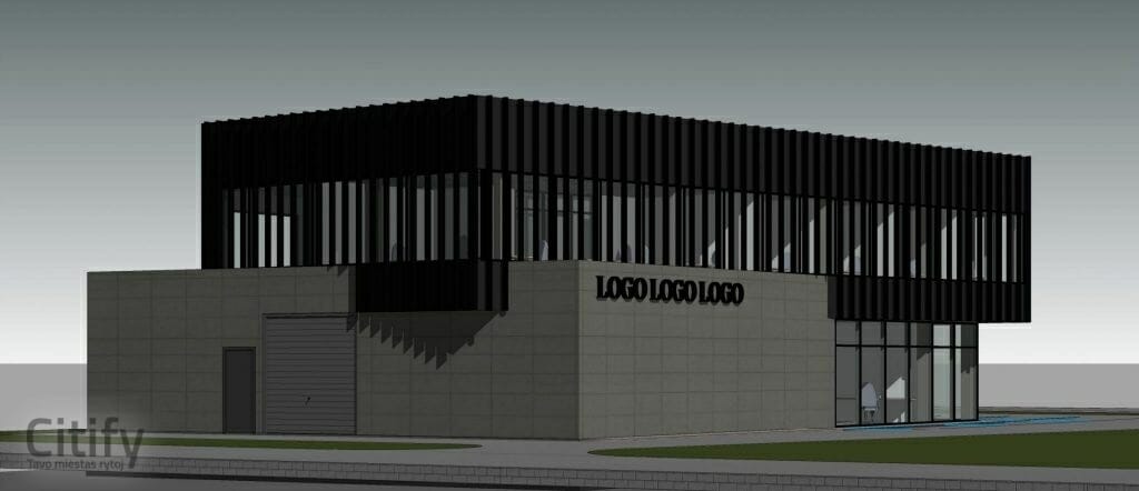 Simno g. 4 (Simno g. 4) - Office center - visualization