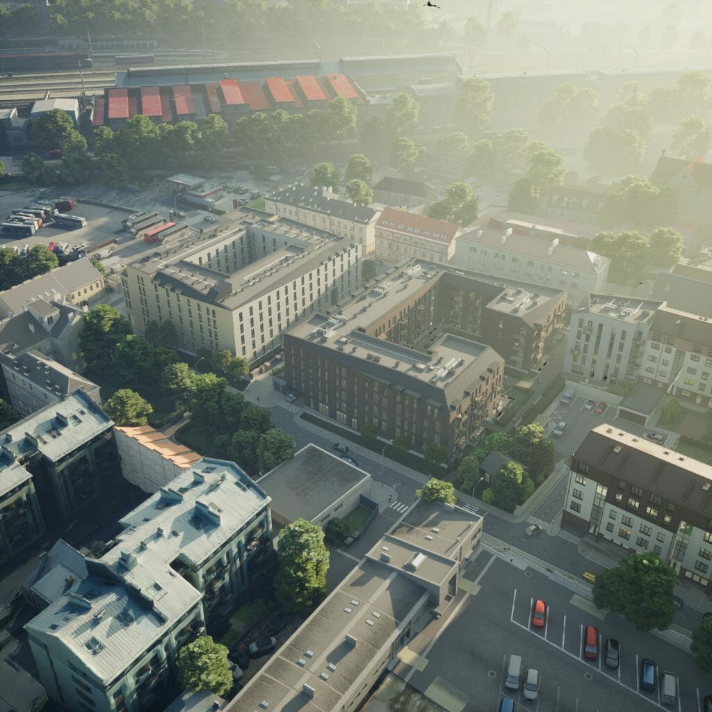 Šv. Stepono Baltas lapas (Šv. Stepono g. 33) - Multi apartment - visualization