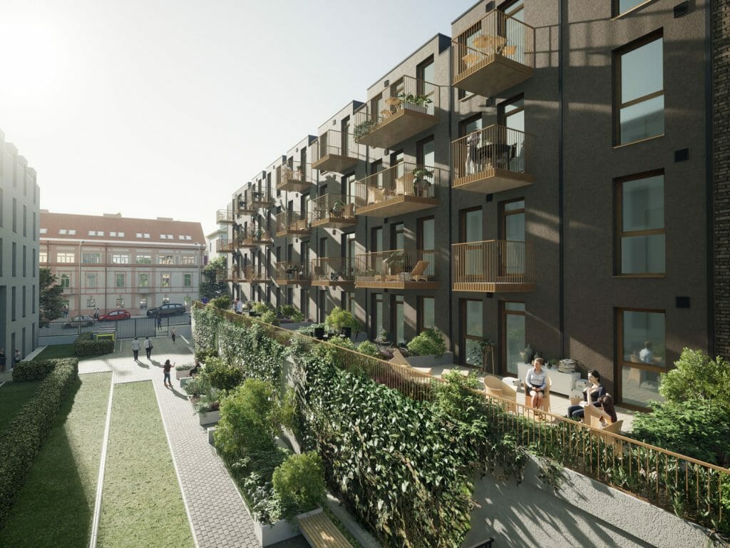 Šv. Stepono Baltas lapas (Šv. Stepono g. 33) - Multi apartment - visualization