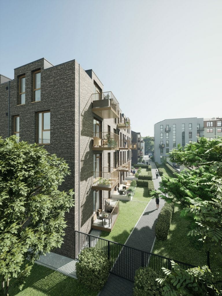 Šv. Stepono Baltas lapas (Šv. Stepono g. 33) - Multi apartment - visualization