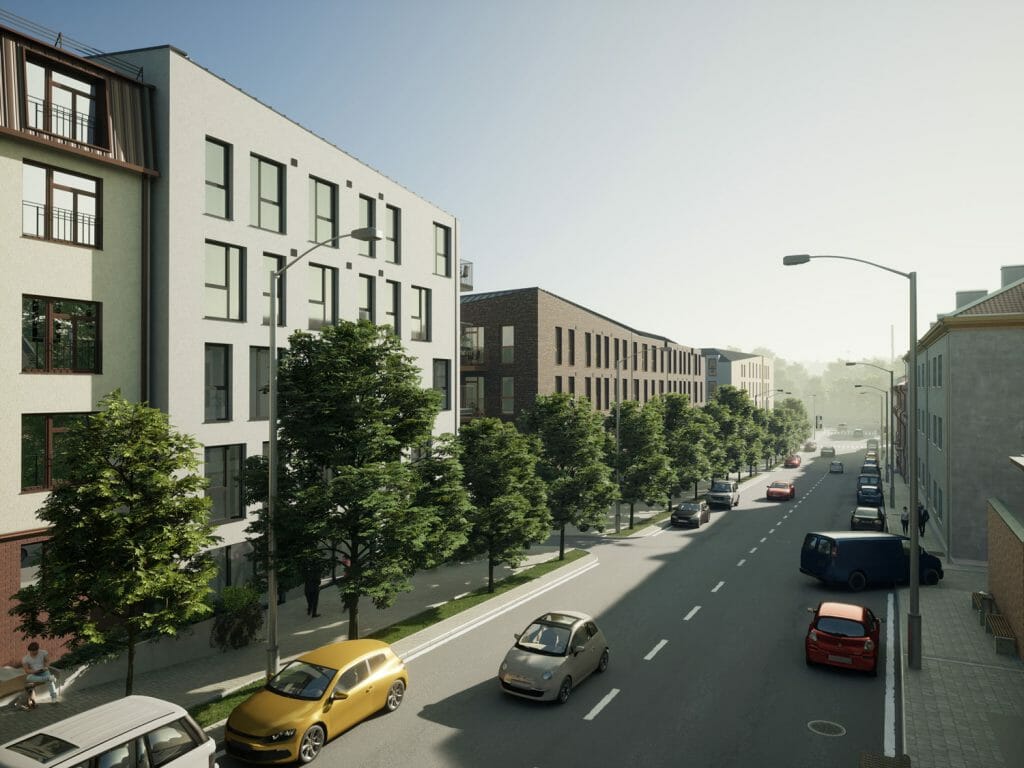 Šv. Stepono Baltas lapas (Šv. Stepono g. 33) - Multi apartment - visualization