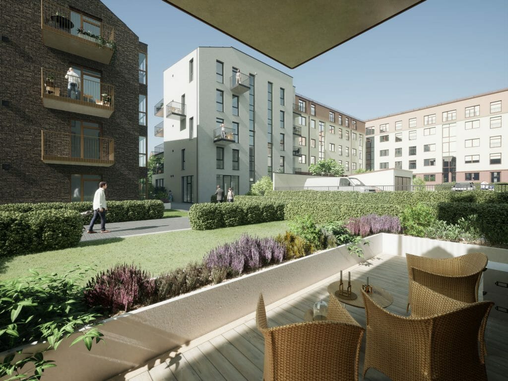 Šv. Stepono Baltas lapas (Šv. Stepono g. 33) - Multi apartment - visualization