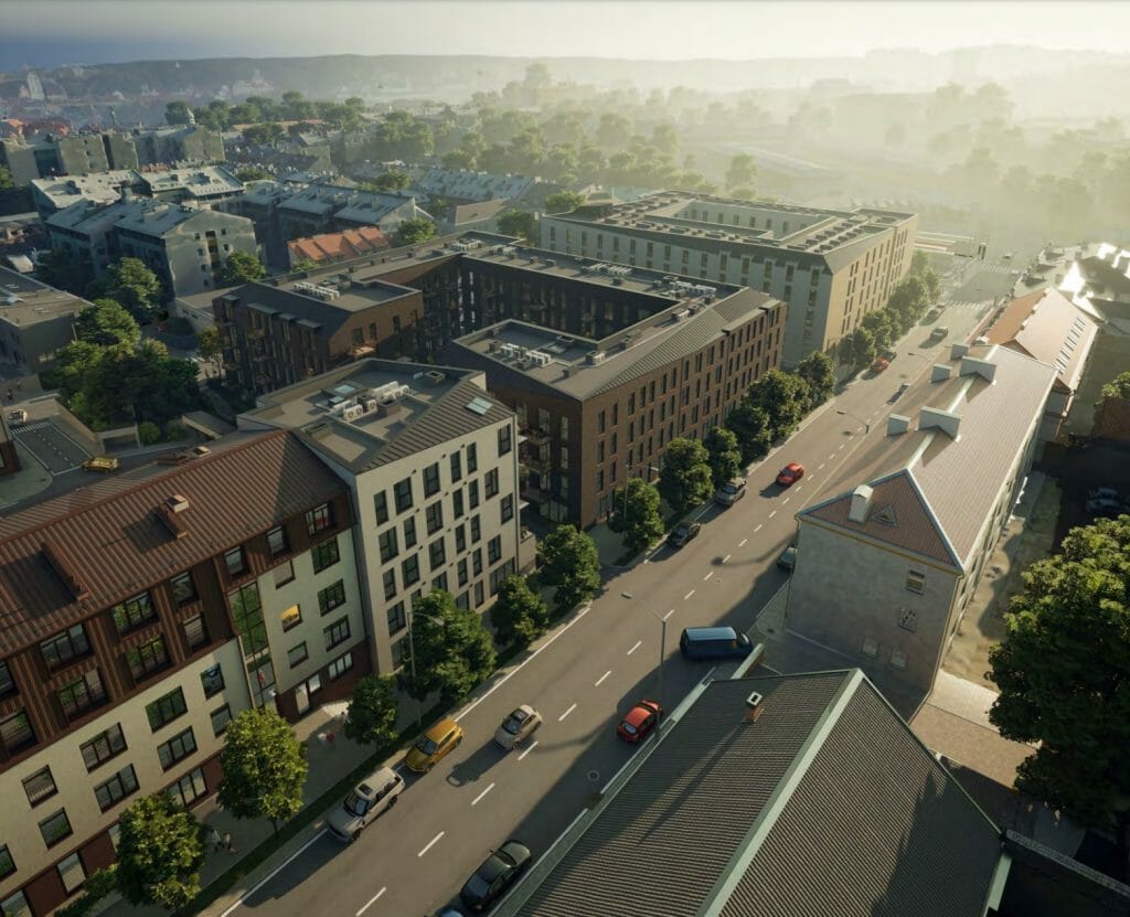 Šv. Stepono Baltas lapas (Šv. Stepono g. 33) - Multi apartment - visualization