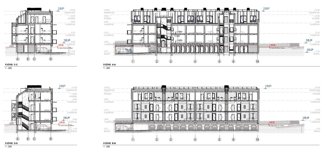 Lietaus g. 5 (Lietaus g. 5) - Multi apartment - visualization