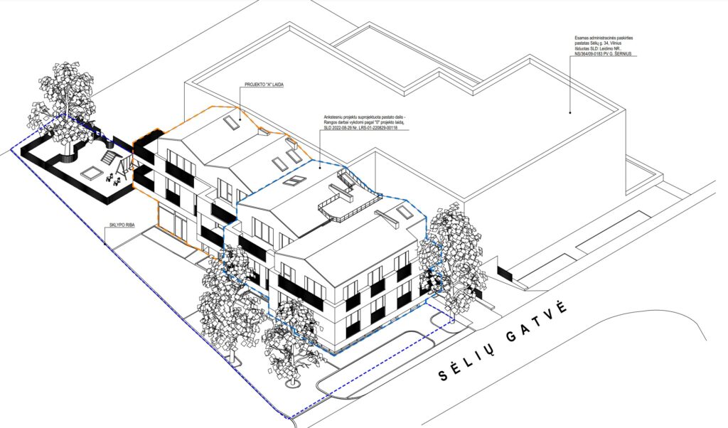 Sėlių g. 34 (Sėlių g. 34) - Multi apartment - visualization