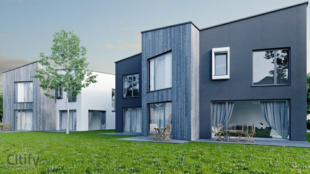 Kalnėnų TRIO 3 etapas (Albanų g. 36) - Row housing - visualization