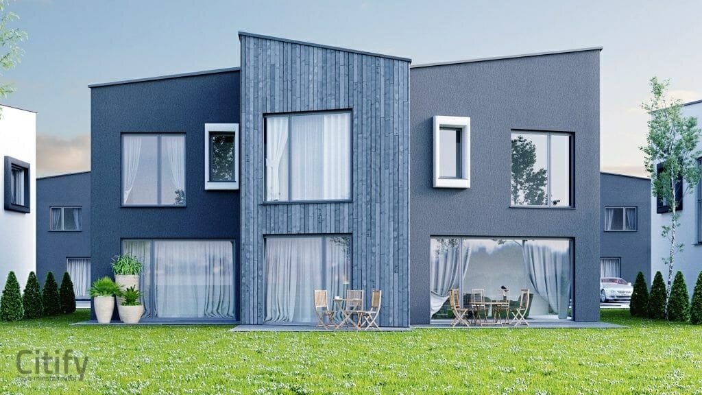 Kalnėnų TRIO 3 etapas (Albanų g. 36) - Row housing - visualization