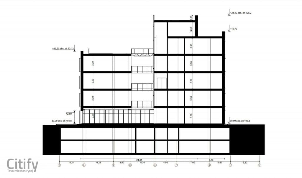 Sėlių g. 3A (Sėlių g. 3A) - Office center - visualization