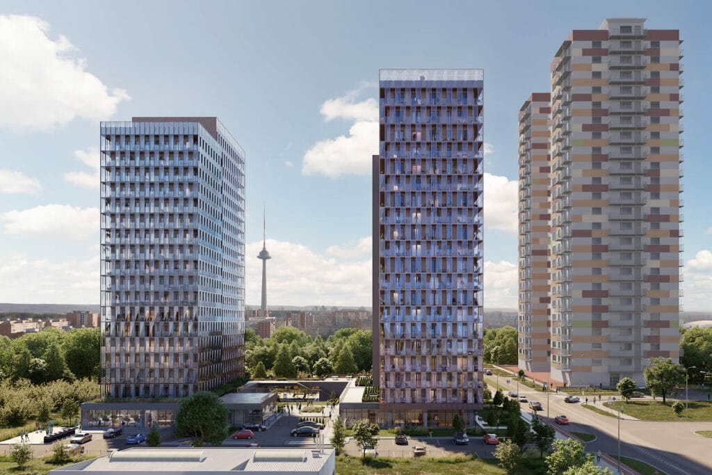 Skylum 2 etapas (Viršilų g. 6) - Multi apartment - visualization