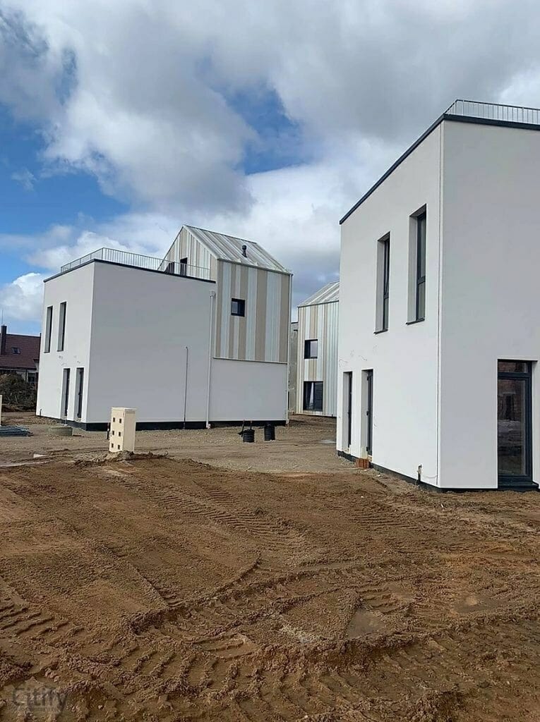 Skalvių vilos (Skalvių g. 23) - Row housing - construction photos