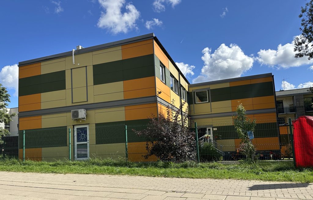 Mini darželio plėtra Santariškių g. (Santariškių g. 57C) - Pradinio ir antrinio ugdymo įstaiga - statybų nuotraukos