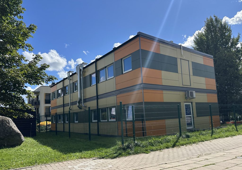 Mini darželio plėtra Santariškių g. (Santariškių g. 57C) - Pradinio ir antrinio ugdymo įstaiga - statybų nuotraukos