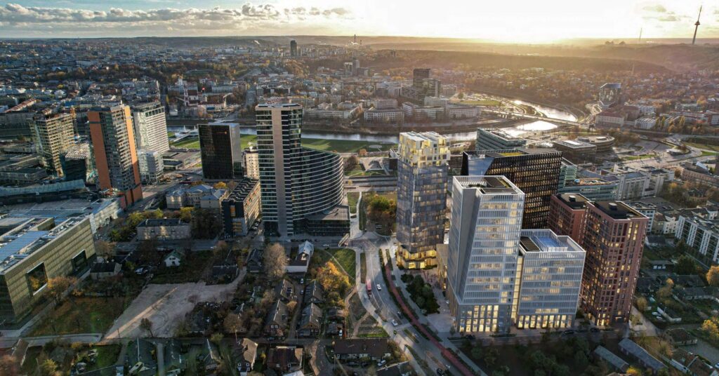 Horizontai (Releven) B korpusas (Lvivo g. 59) - Office center - visualization