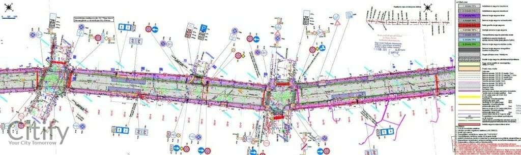 Aleksandra Čaka un Marijas ielas seguma atjaunošana (Aleksandra Čaka iela, Marijas iela) - Bike path, Road - visualization