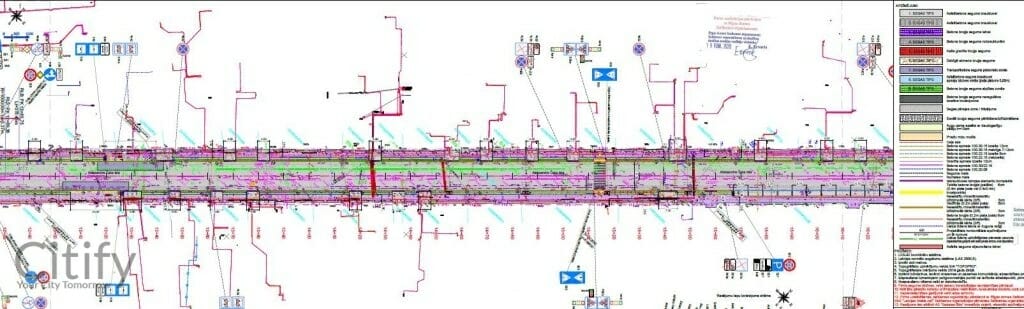 Aleksandra Čaka un Marijas ielas seguma atjaunošana (Aleksandra Čaka iela, Marijas iela) - Bike path, Road - visualization