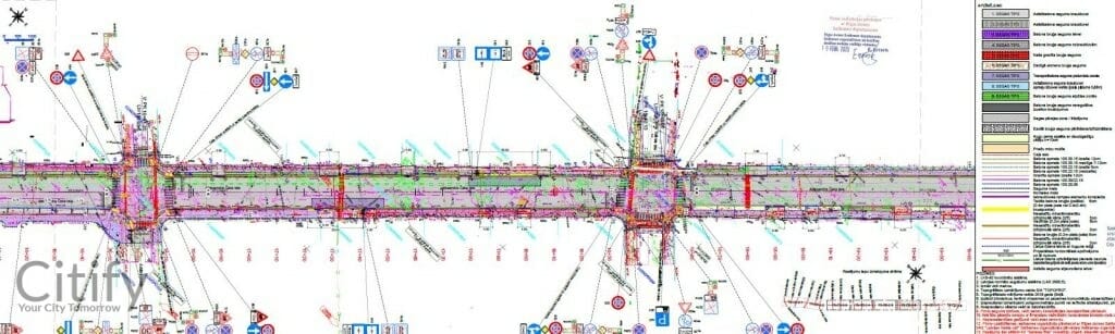 Aleksandra Čaka un Marijas ielas seguma atjaunošana (Aleksandra Čaka iela, Marijas iela) - Bike path, Road - visualization