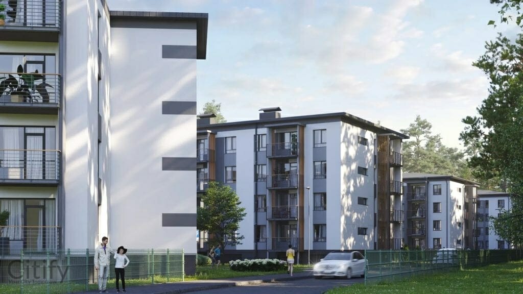 Annas Parks (Anniņmuižas bulvāris 19, 21) - Multi apartment - visualization