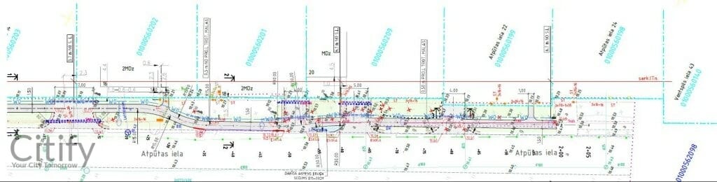 Atpūtas ielas ietves seguma atjaunošana (Atpūtas iela) - Road - visualization