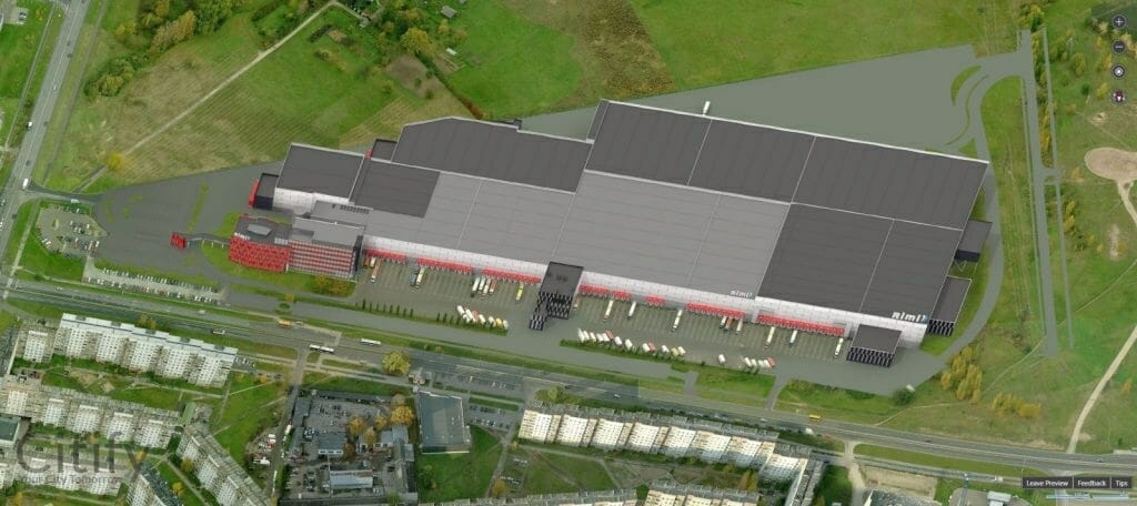 Rimi distribūcijas centrs I kārta (Augusta Deglava iela 161) - Noliktava / Izplatīšanas centrs - vizualizācija