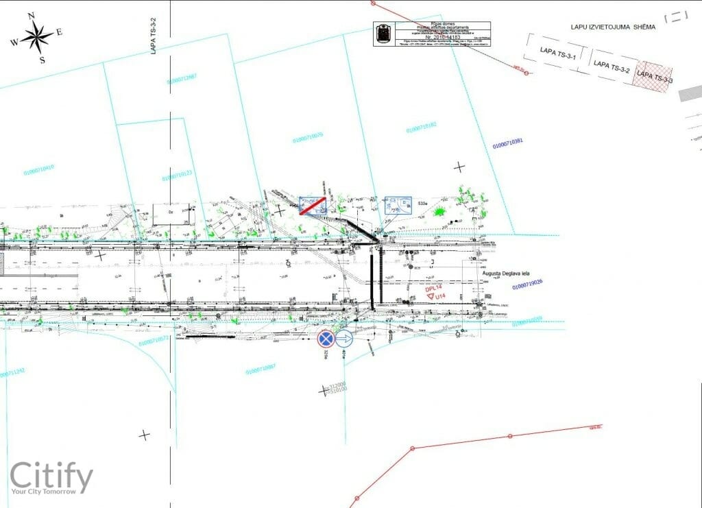 Augusta Deglava ielas pārvada pārbūve II kārta (Augusta Deglava iela) - Ceļš - vizualizācija